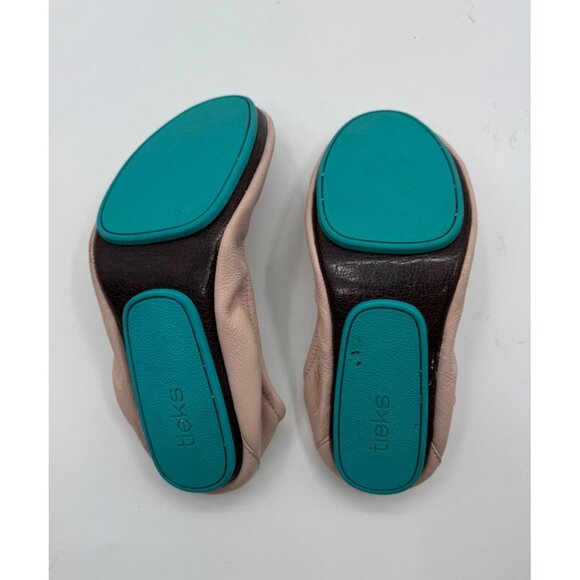 Tieks By Gavrieli Ballet Flats Pink Leather Size 7 Foldable - Picture 4 of 11